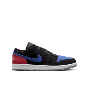 Air Jordan 1 Low Men's Basketball Shoes - Black/Summit White-True Blue-Varsity Red
