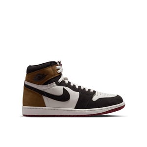 Air Jordan 1 Retro High Og Men's Basketball Shoes - Shadow Brown/Team Red-Lt British Tan